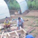 Rajendra-Nhisutu-and-HIMET-volunteer-are-making-zinc-slate-tents (1)